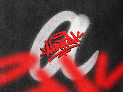 alentura. ak avatar graffiti lettering procreate