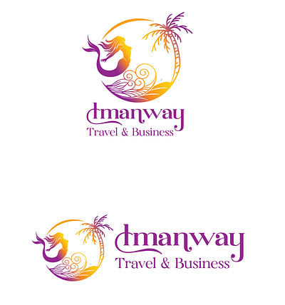 Logo Travel Agency, Imanway brand branding design graphic design guideline illustration logo logotype typography vector