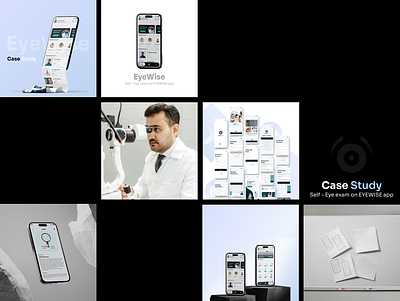 Case Study on Eyetest app appdesign branding care case study daily design eye figma graphic design illustration logo medical new portfolio project trending ui uiux ux