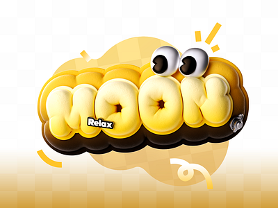 HAVE A GOOD SLEEP 3d branding c4d cool fashion illustration moon relax sleep