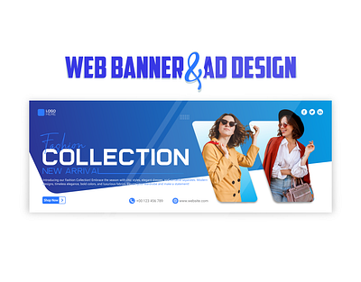 WEB BANNER & ADS DESIGN ads ads design advertisement advertising banner banner ads banner design shopify banner social media banner web ads web banner youtube banner