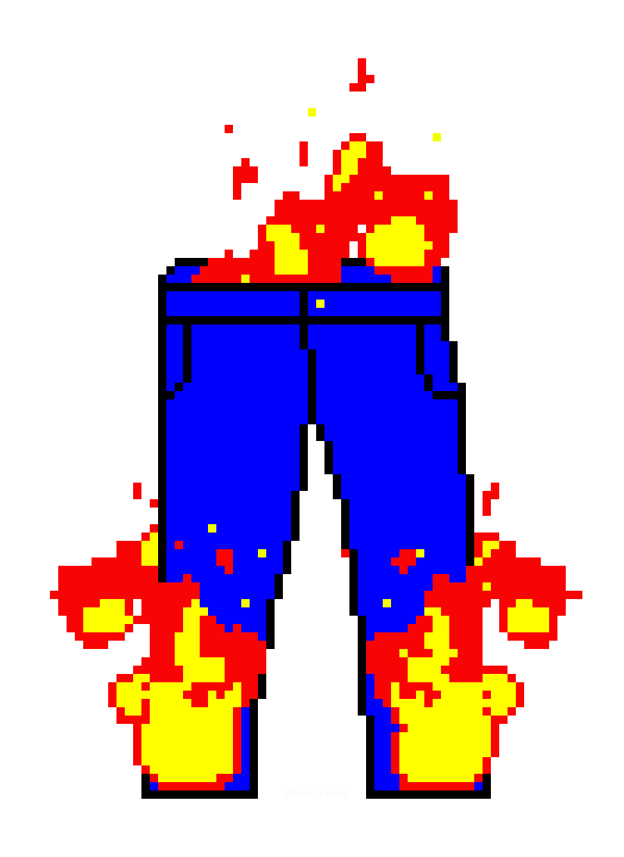 ... pants on fire 8bit animation big pixel editorial fire illustration lies pixel pixel art