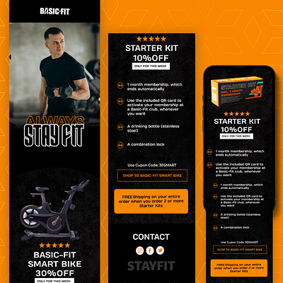 Fitness Email Design getfit