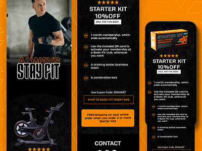 Fitness Email Design getfit