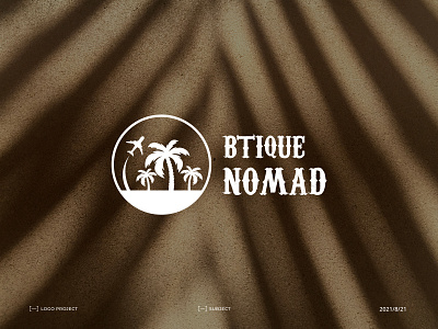 BTIQUE NOMAD TRAVEL OUTDOOR LOGO DESIGN arabian logo awesome logo beach logo business logo creative logo minimalist logo modern logo outdoor logo palm tree logo symbol logo tour logo tourism logo travel logo travel resort logo