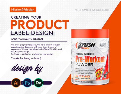 Product label design and supplement label design label design pacakging design product label product label design product packaging