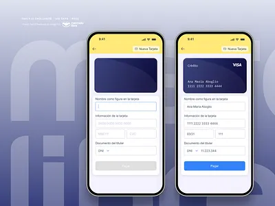 Credit Card Checkout Mercadolibre | Daily UI #002 app app design ui ui design