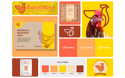 RoostRise Brand Identity Design branding design graphic design illustration logo typography ui ux vector website design