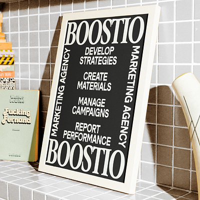 Boostio | Marketing Agency | Branding agency brand design brand identity branding branding inspiration business design graphic design identity inspiration inspo logo logo design logo maker logotype marketing agency visual visual design visual identity