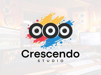 Custom Music Production Studio Logo Design branding classic logo clean logo colorful logo custom logo dj logo graphic design logo music logo music production studio logo