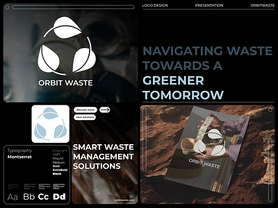 ORBIT WASTE- Waste management platform ecommerce website garbage landing page orbit waste platform recycle save the earth solutions ui waste waste management web design web page website zero waste