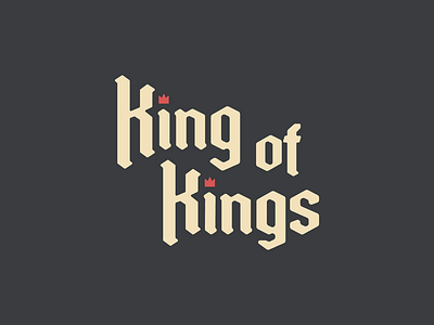 King of Kings branding design graphic design hand drawn illustration logo typography vector