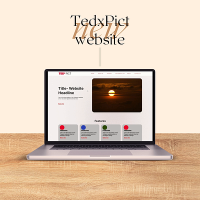 TEDxPICT Website Redesign frontend ui ux web