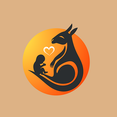 Kangaroo Mother Care Initiative Logo Design logo