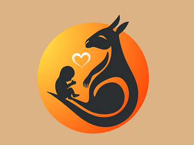 Kangaroo Mother Care Initiative Logo Design logo