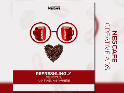 Nescafe Creative Ads ads ads design advertising banner ads banner design branding coffe coffe banner coffe creative ads creative ads design graphic design graphic designer nescafe nescafe creative ads social social media social media post