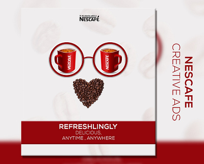 Nescafe Creative Ads ads ads design advertising banner ads banner design branding coffe coffe banner coffe creative ads creative ads design graphic design graphic designer nescafe nescafe creative ads social social media social media post