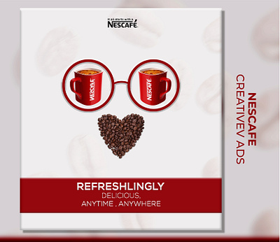 Nescafe Creative Ads ads ads design advertising banner ads banner design branding coffe coffe banner coffe creative ads creative ads design graphic design graphic designer nescafe nescafe creative ads social social media social media post