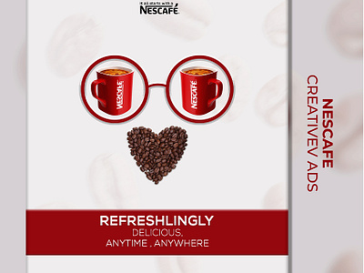 Nescafe Creative Ads ads ads design advertising banner ads banner design branding coffe coffe banner coffe creative ads creative ads design graphic design graphic designer nescafe nescafe creative ads social social media social media post