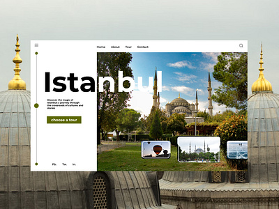 Tours baikal cappadocia design istanbul landing tourism ui web design