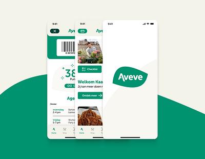 Aveve App | Pitch app application aveve barcode belgium brand branding design digital design figma graphic design logo mobile pitch shop ui ux vector