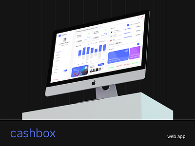 Cashbox - Application for Financial Accounting dashboard design figma finance logo ui ux