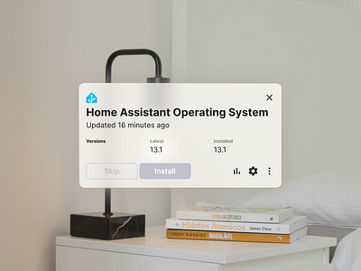 HASS—Installed update daily dailyui desktop hass homeassistant smarthome ui web widget