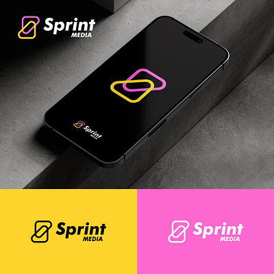 Sprint Media Logo Concept branding graphic design logo