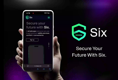 Six Mobile Landing Page design interaction design landing page mobile landing ui ux web design