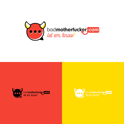 badmother$.com branding graphic design logo logo contest red yellow