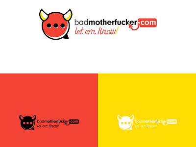 badmother$.com branding graphic design logo logo contest red yellow