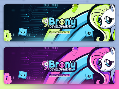 Brony Development - Discord Banners custom design discord discord banner my little pony design pony design