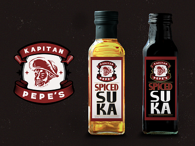 Kapitan Pepe's Spiced Suka - Vinegar Label Design 2019 bottle branding food graphic design label product design vinegar