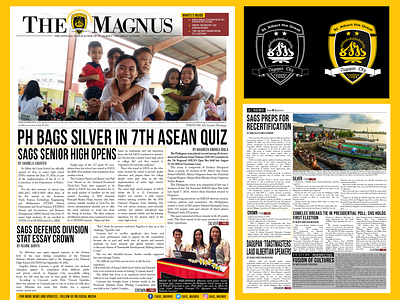 The Magnus Newspaper Print Design 2016 branding cover editorial graphic design layout news newspaper print school university