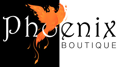 Phoenix Boutique graphic design logo vector