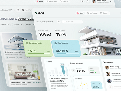 Verve Real Estate Platform Webapp 3d app branding businessstrategy design designinspiration digitalmarketing dribbble interface ios app logo logodesign motion graphics ofspace socialmedia ui uidesign uiuxdesign ux website