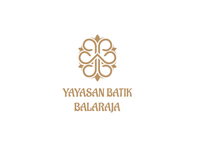 YAYASAN BATIK BALARAJA LOGO batik branding crown design graphic design house icon illustration king logo typography vector