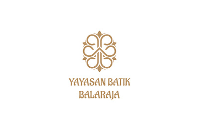 YAYASAN BATIK BALARAJA LOGO batik branding crown design graphic design house icon illustration king logo typography vector