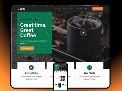 Caffe Shop Website *UI* branding coffee website coffelover graphic design landing page ui ui of coffe uiux design user interface ux