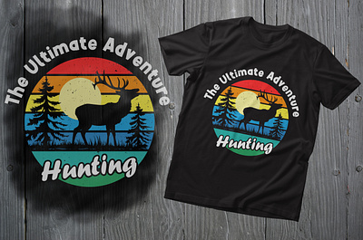 hunting t shirt design graphic design hunting t shirt design illustration t shirt t shirt design