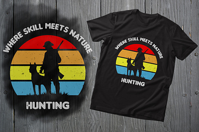 hunting t shirt design graphic design hunting t shirt design illustration t shirt t shirt design