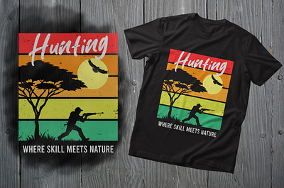 hunting t shirt design graphic design hunting t shirt design illustration t shirt t shirt design