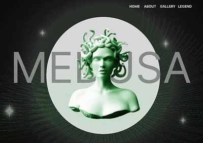 Medusa UI/UX medusa uiux web design