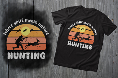 hunting t shirt design graphic design hunting t shirt design illustration t shirt t shirt design