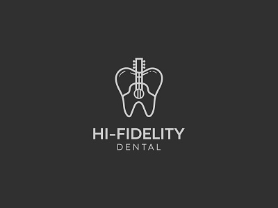 Hi-Fidelity Logo Design (Unused) dental logo dental signage