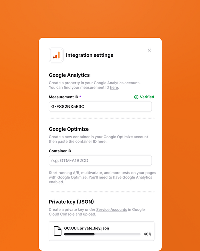 Integration Settings branding design figma figmadesign graphic design settings ui uiux