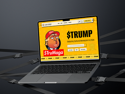 MEME TOKEN WEBSITE & TRUMP & MEM defen mem meme meme design meme token design meme token landing page meme token ui meme token ux meme token website meme ui meme ux memes trump trump landing page trump website