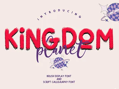 Kingdom planet font duo 3d animation branding design font graphic design illustration logo motion graphics