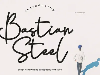 Bastian Steel font 3d animation branding calligraphy design font graphic design illustration logo motion graphics ui