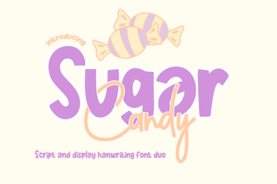 Sugar candy font animation branding calligraphy font font duo graphic design illustration logo motion graphics